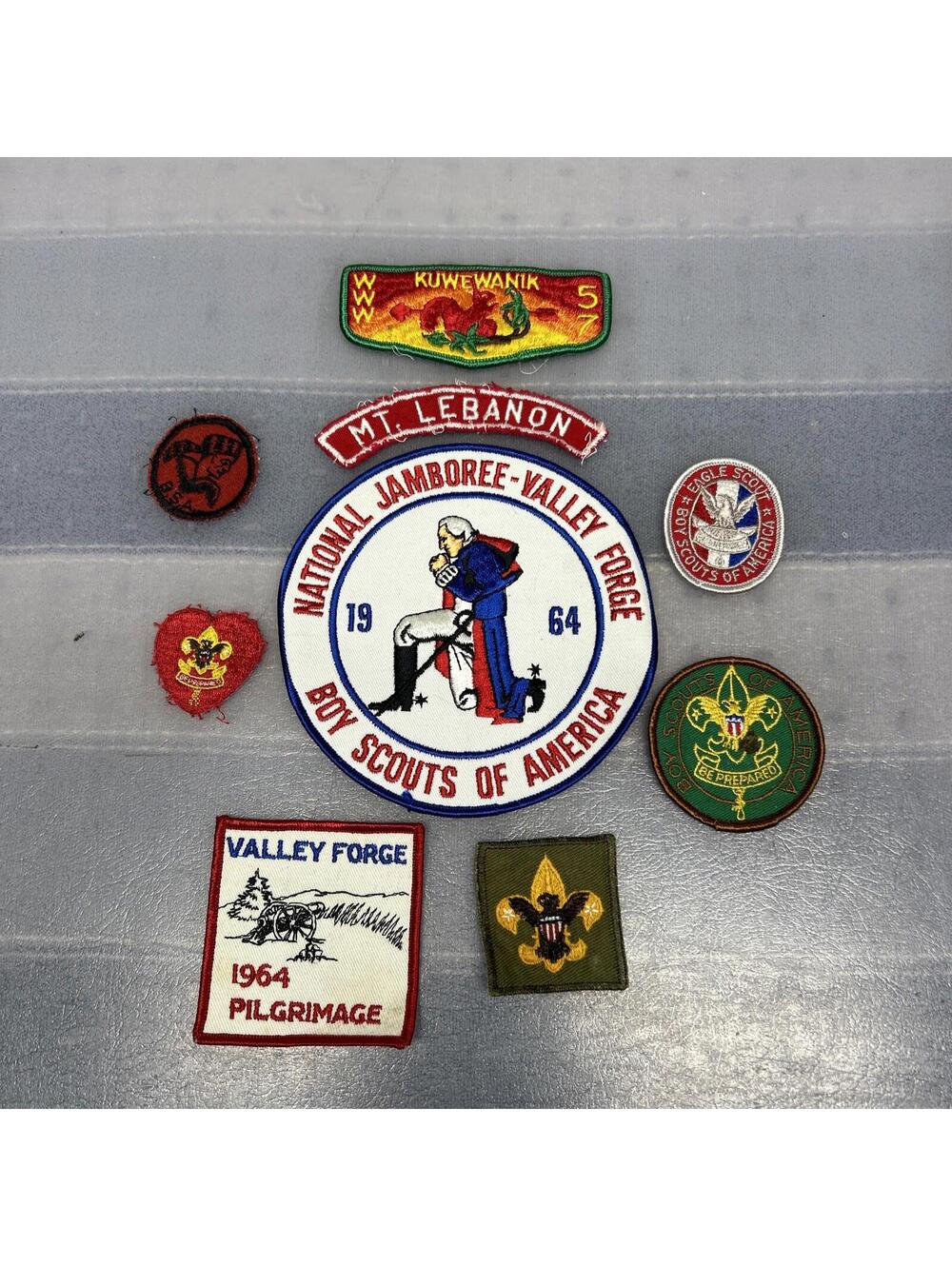 BSA Patches-Lot Of 10-1950s-60s